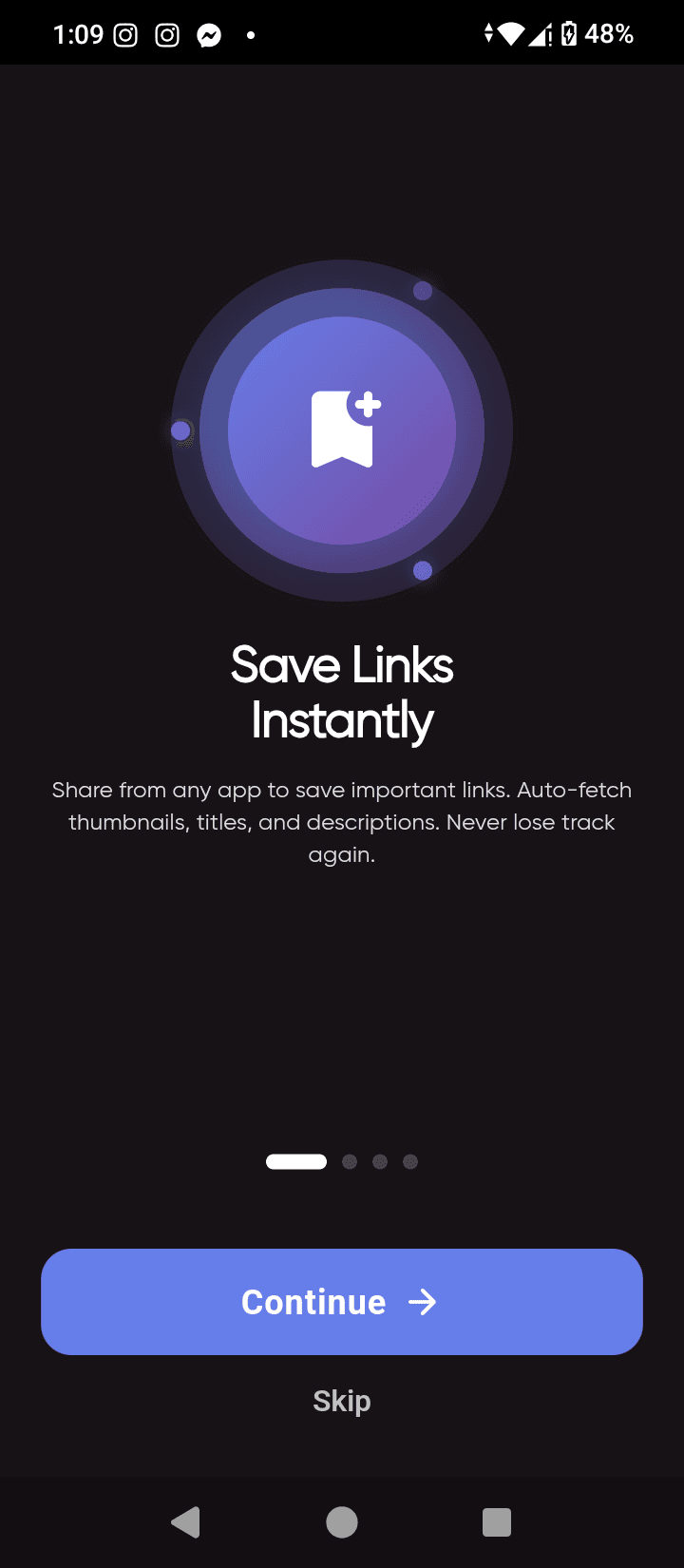 App Intro Screen